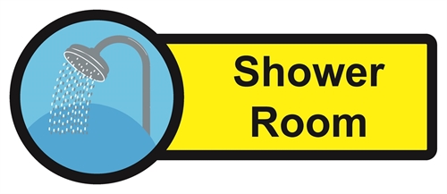 Show details for Dementia Friendly Sticker Label - Shower Room