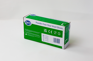 Show details for Pro Gloves Vinyl Powder Free - Clear Large Pack of 100