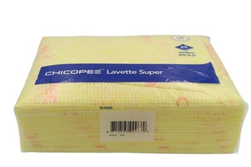 Show details for Yellow Chicopee Lavette Cloths (50)