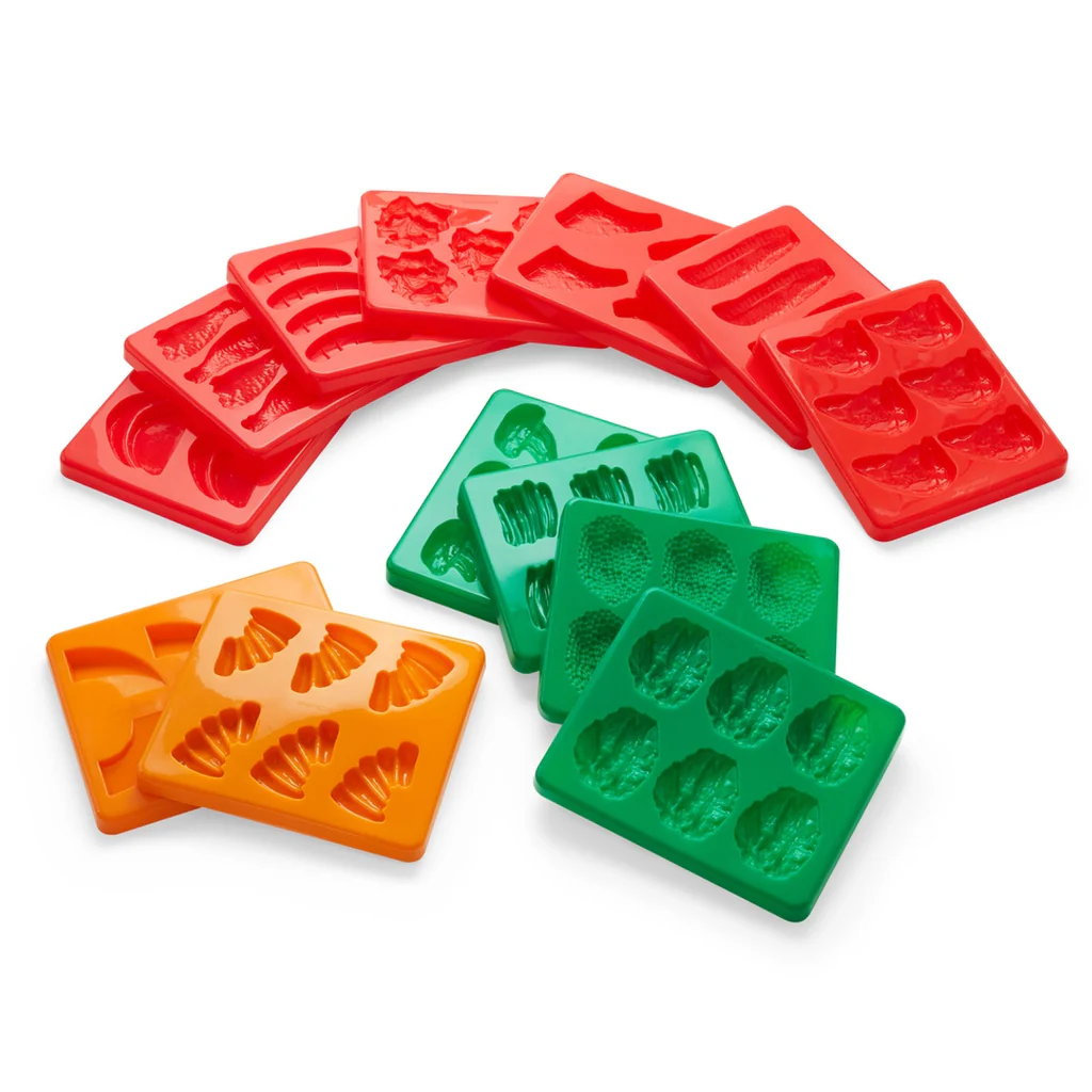 Show details for Puree Food Moulds Silicone - Set of 15