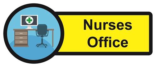 Show details for Dementia Friendly Sticker Label - Nurses Office
