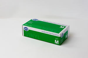 Show details for Pro Gloves Vinyl Powder Free - Clear Medium Pack of 100