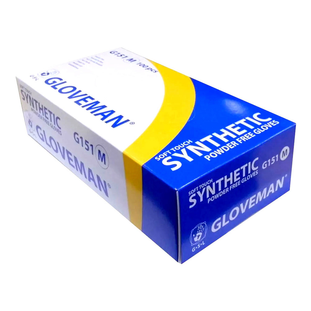 Show details for Gloves Vinyl Soft Touch Synthetic - Medium Pack of 100